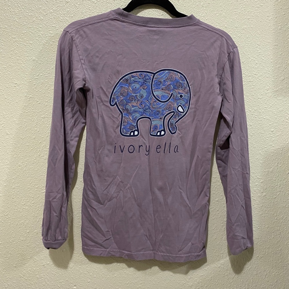 Ivory Ella long sleeve T-shirt purple